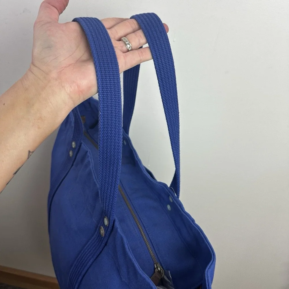 Ralph Lauren Polo Tote #3 Canvas Bag Vintage Limited Edition Pony Logo Blue NWT